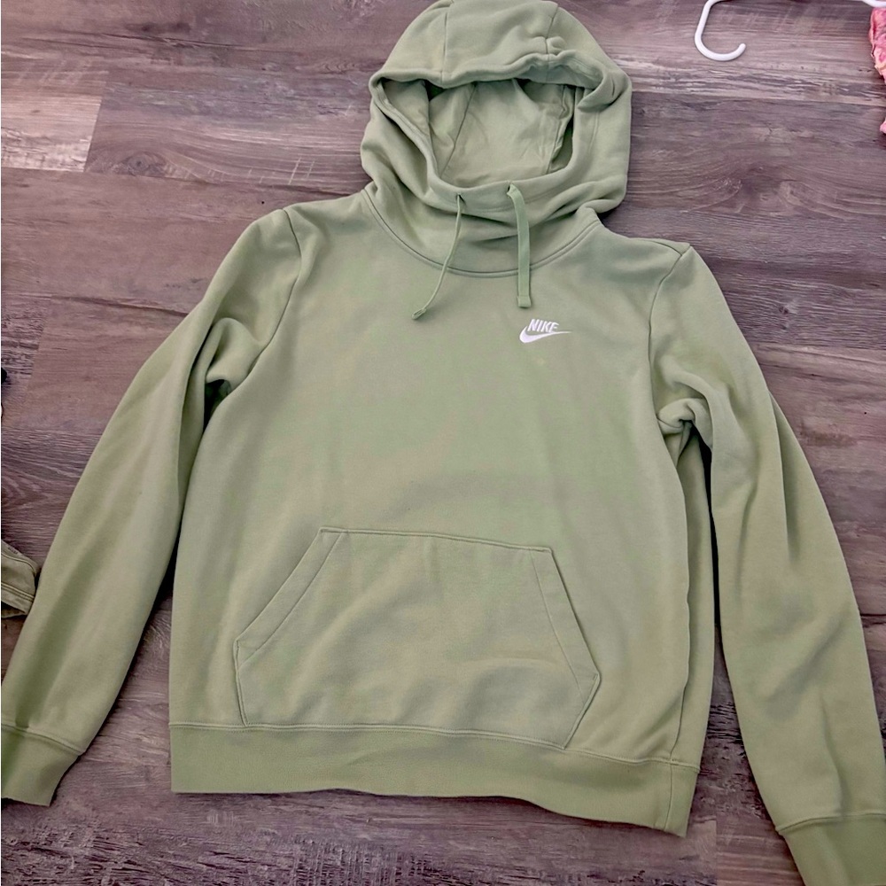Nike Olive Green Pullover Hoodie